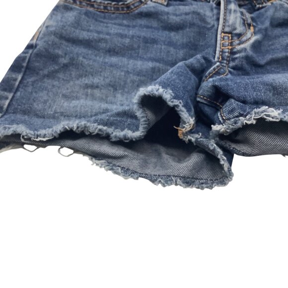 Old Navy High Rise Adjustable Waist Denim Shorts For Girls Size 6 - Picture 6 of 10